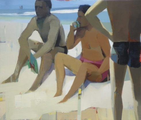 Beach boys, Oil on canvas, 52” x 61”, 2013       